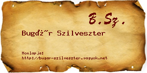 Bugár Szilveszter névjegykártya